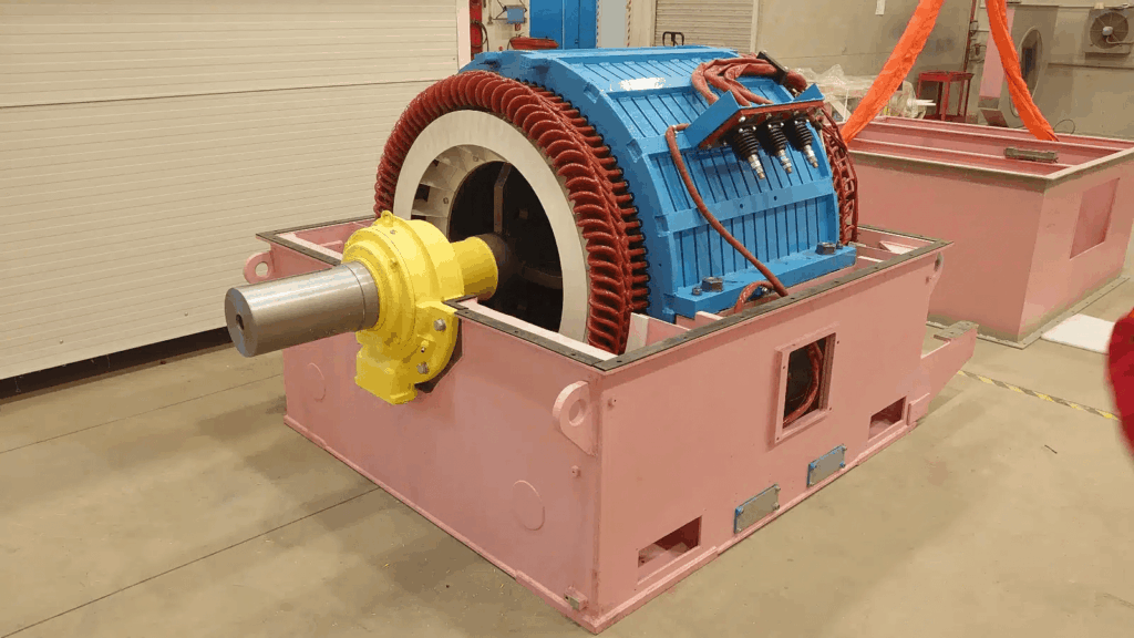 Motor electric asincron H27R-740-12 800kW pentru moară de cărbune