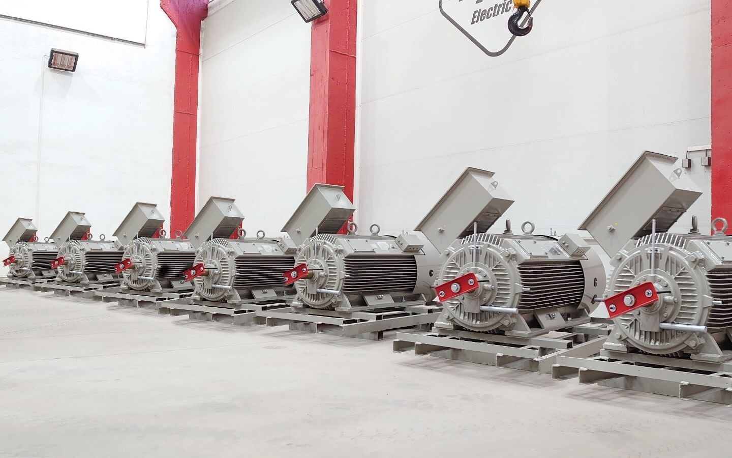 10 buc. Motor electric 200kW H17R-315-04 pentru pompe de combustibil