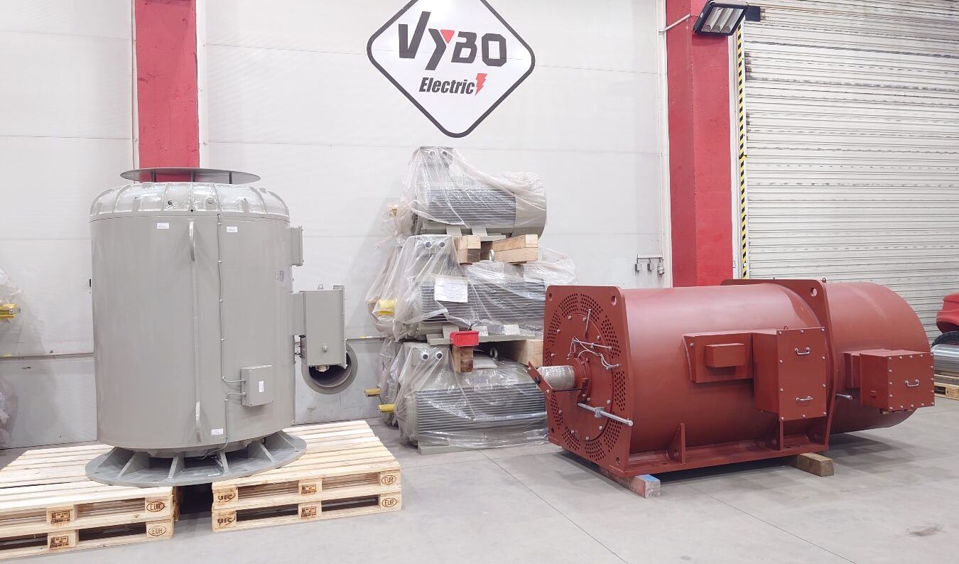 Răcire cu tuburi de medie tensiune, motor vertical H27R-TB-710-4 1000kW pentru pompă verticală