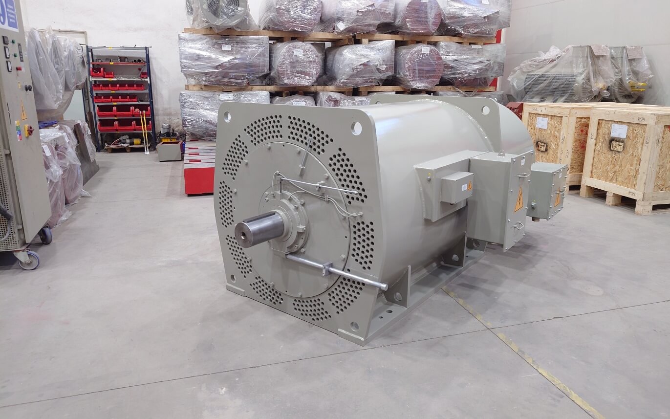 Motor cu inel alunecător IC511 cu răcire specială a tuburilor H27R-TB-SR-630-6 1400kW pentru moară de ciment
