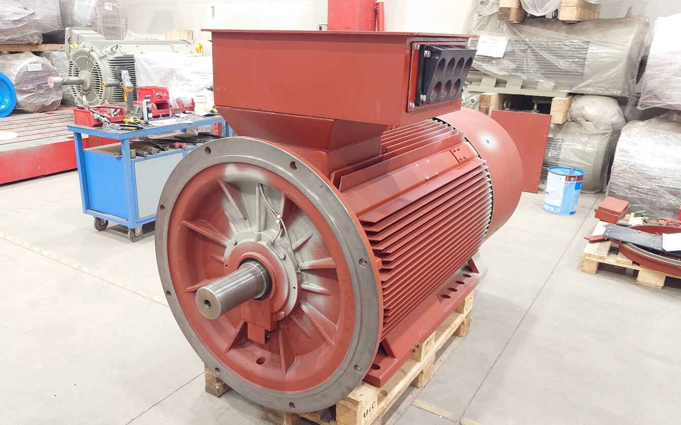 Motor de joasă tensiune de mare putere H17RL-400XL-4 900kW pentru mașina de prelucrat fier vechi de dimensiuni foarte mari