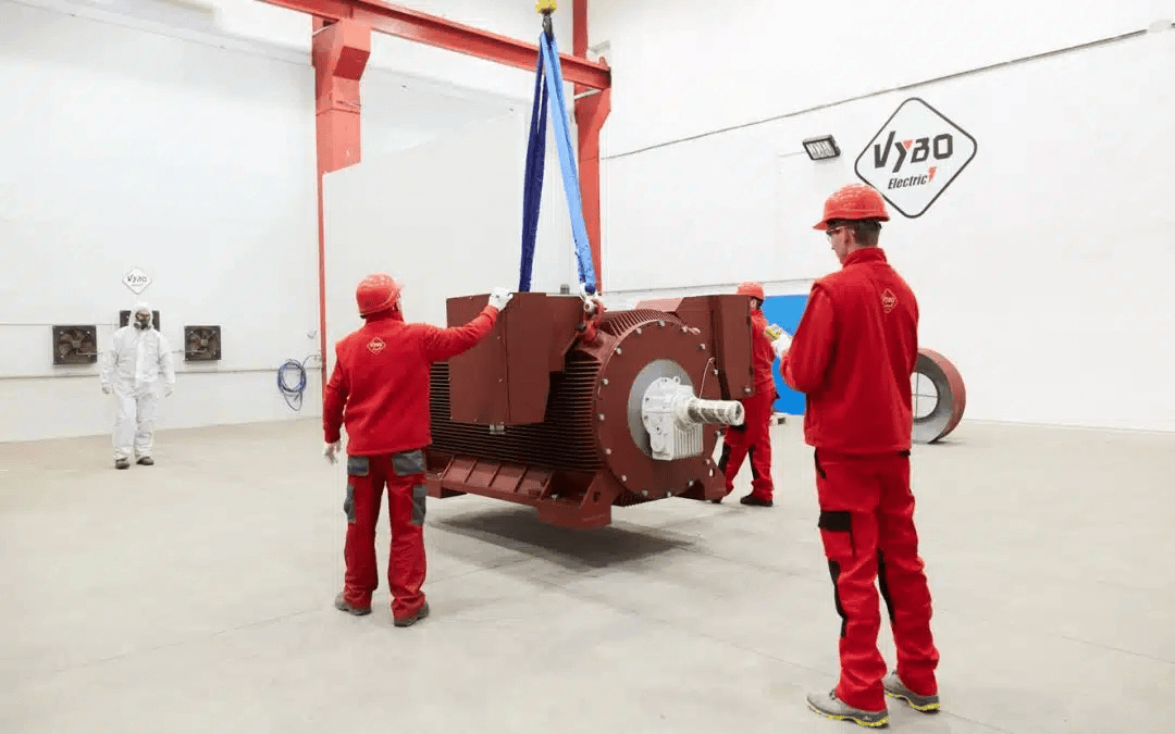 Motor electric de medie tensiune 2400 kW 6000V cu rulment bucșă pentru pompă