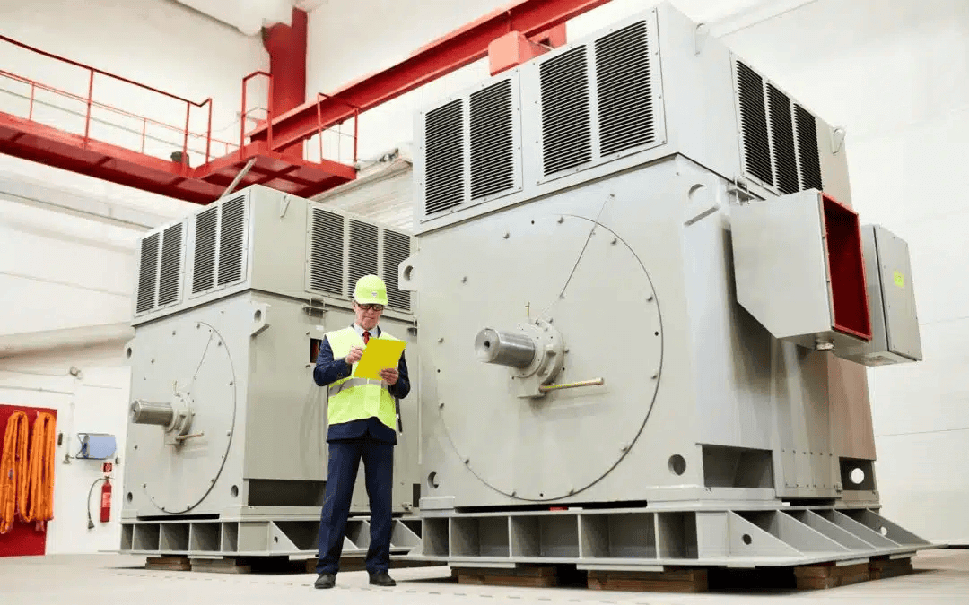 3 buc Motoare electrice speciale de înaltă tensiune cu două viteze H27RG 1700/1000 kW pentru ventilator de gaze arse