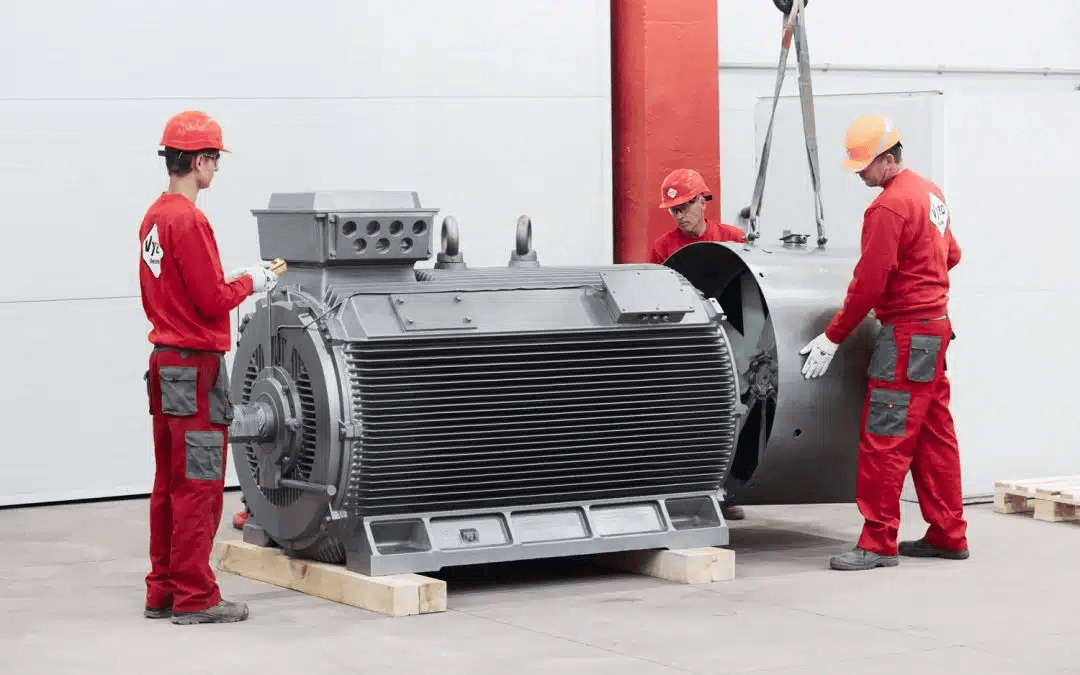 Motor electric compact de joasă tensiune VFD H17RL560-04 1500kW pentru ventilator
