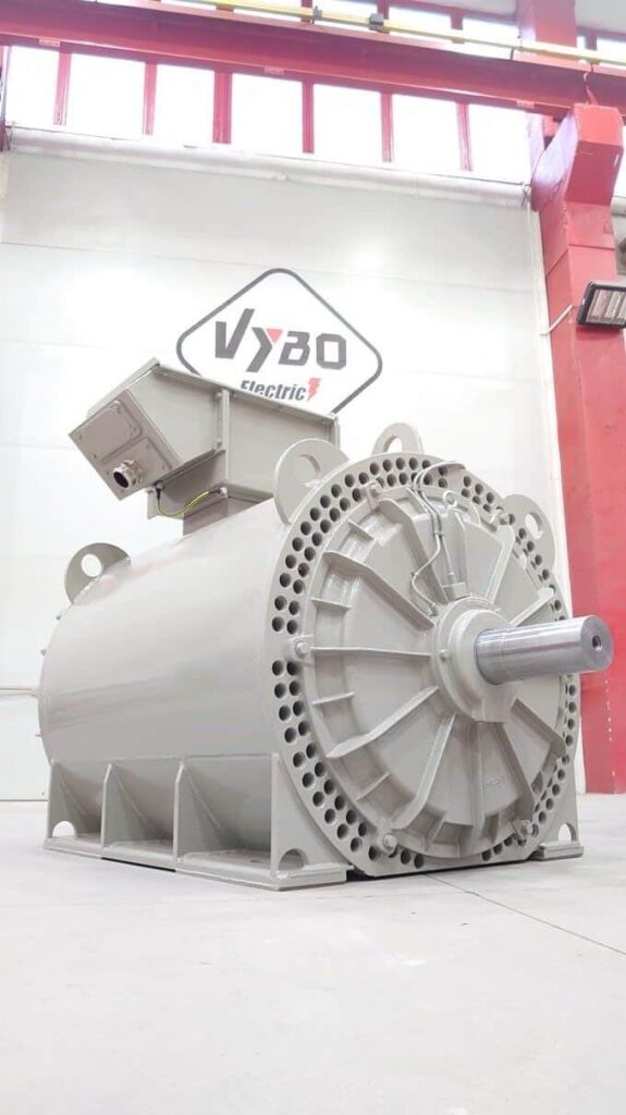 4 buc Motor electric cu răcire specială a tuburilor H27R-RT-560-06 500kW pentru moară de cărbune