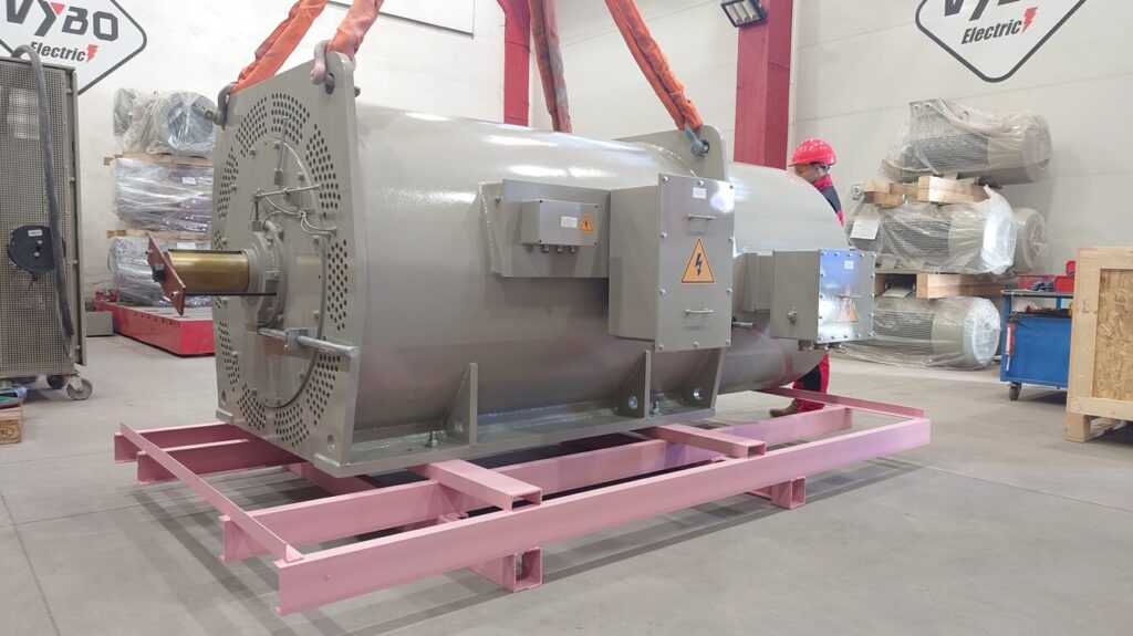 Motor cu inel alunecător IC511 cu răcire specială a tuburilor H27R-TB-SR-630-6 1400kW pentru moară de ciment