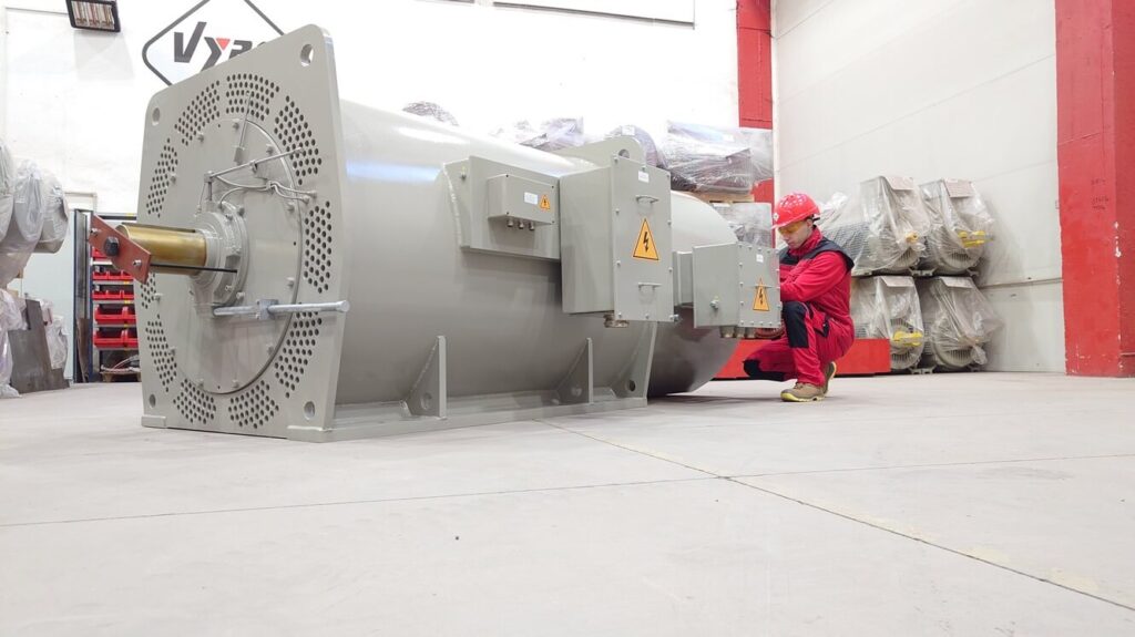 Motor cu inel alunecător IC511 cu răcire specială a tuburilor H27R-TB-SR-630-6 1400kW pentru moară de ciment