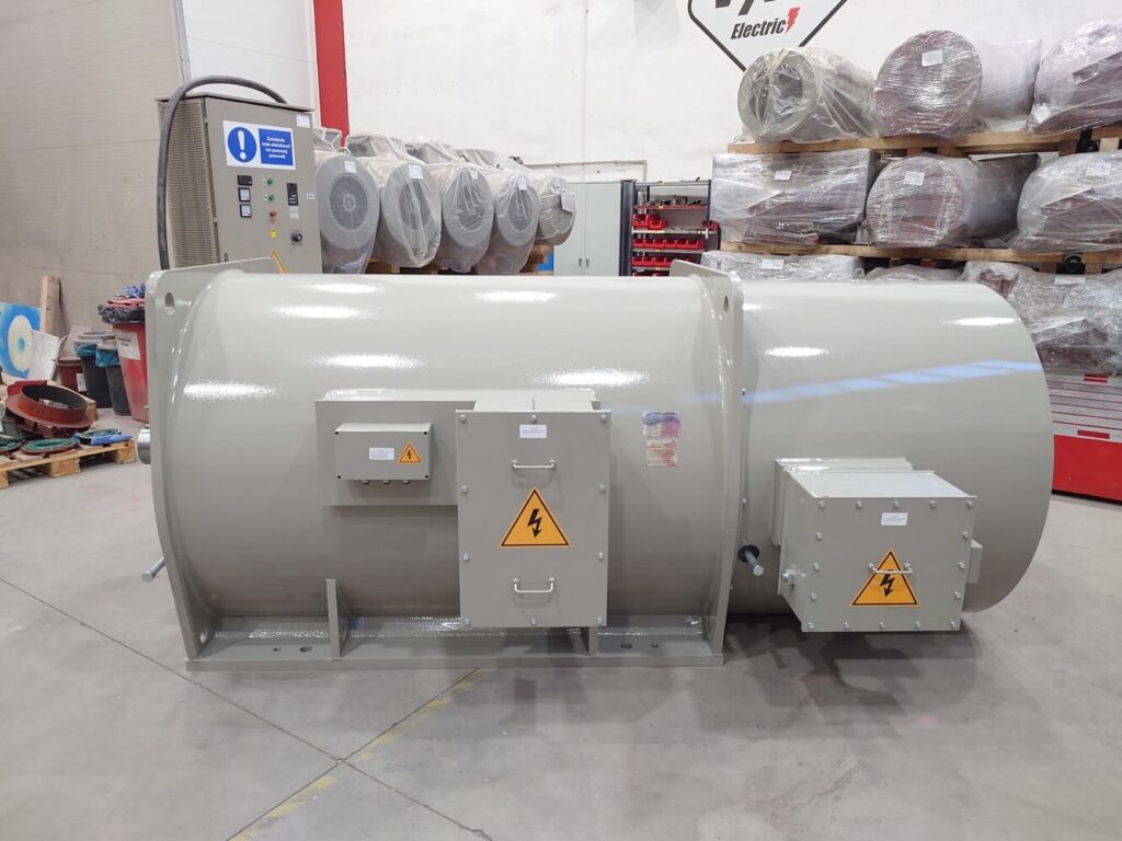 Motor cu inel alunecător IC511 cu răcire specială a tuburilor H27R-TB-SR-630-6 1400kW pentru moară de ciment