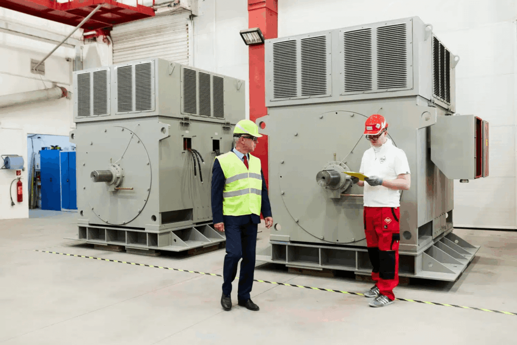 3 buc Motoare electrice speciale de înaltă tensiune cu două viteze H27RG 1700/1000 kW pentru ventilator de gaze arse