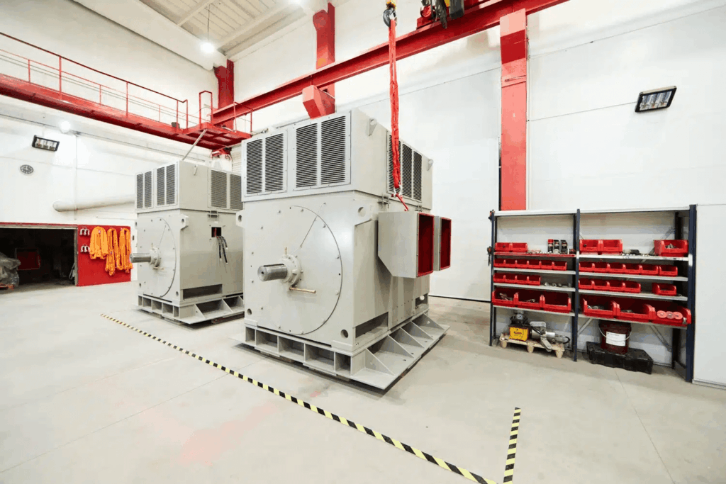 3 buc Motoare electrice speciale de înaltă tensiune cu două viteze H27RG 1700/1000 kW pentru ventilator de gaze arse